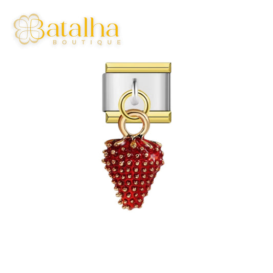 3D Strawberry Charm