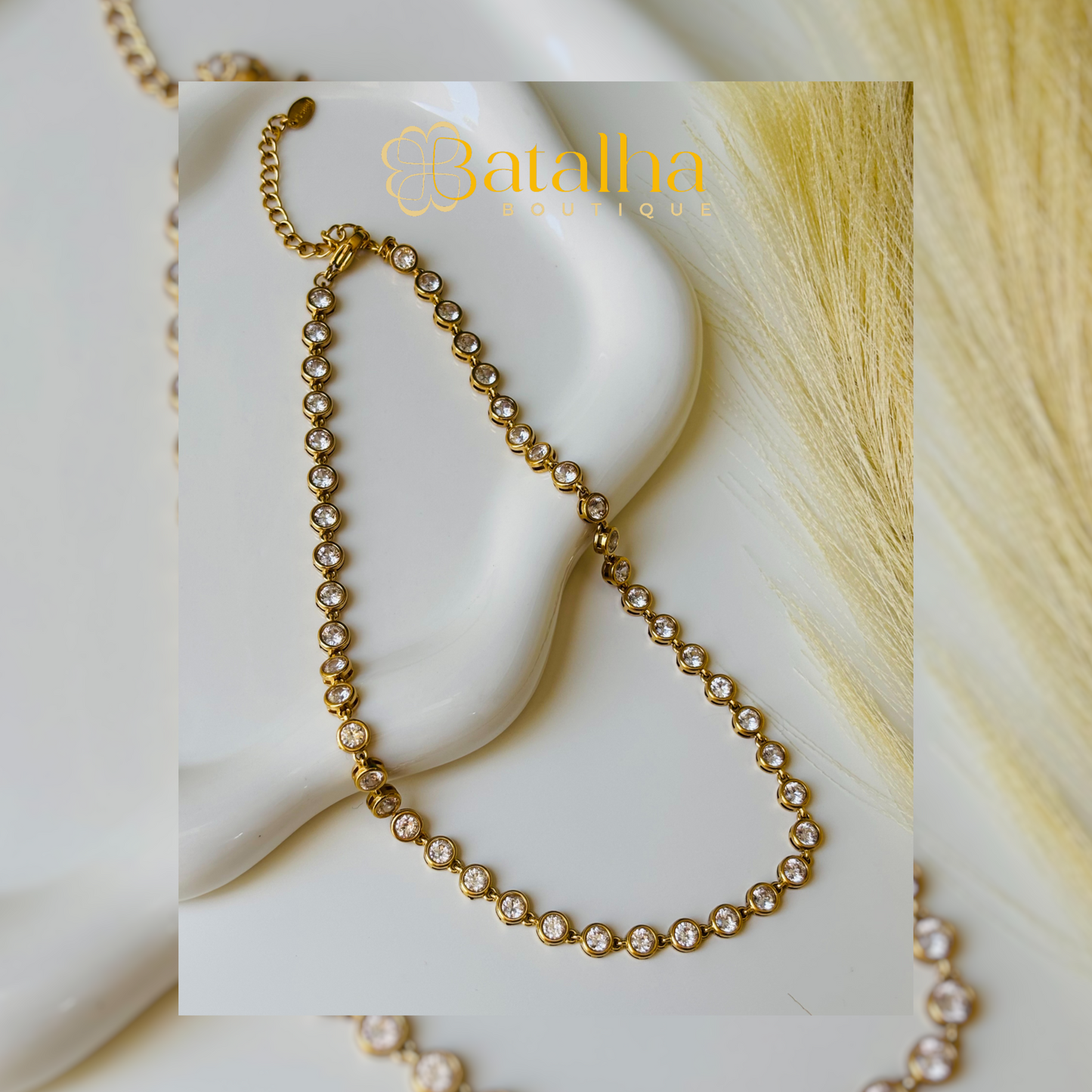 Bezel Necklace