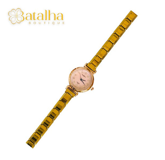 Golden Pink Shine Italian Watch