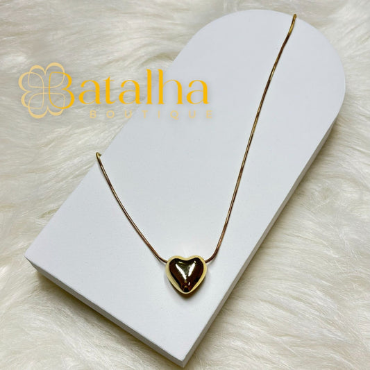 Gold Heart Necklace