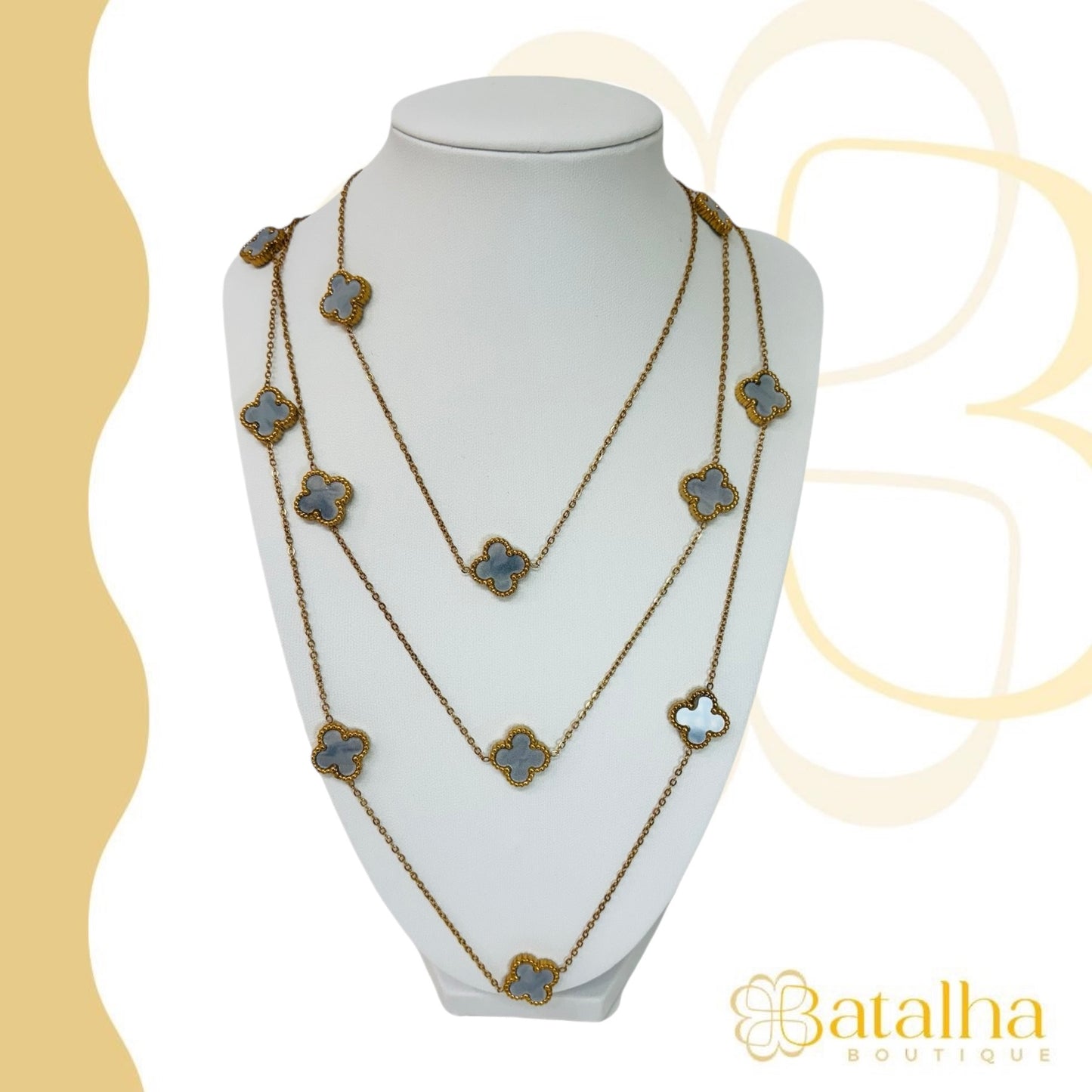 Layer Clover Necklace