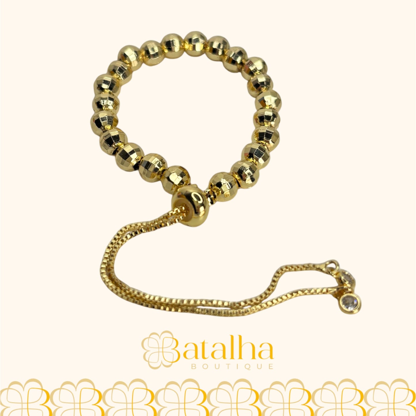 Golden Retro Vibes Bracelet