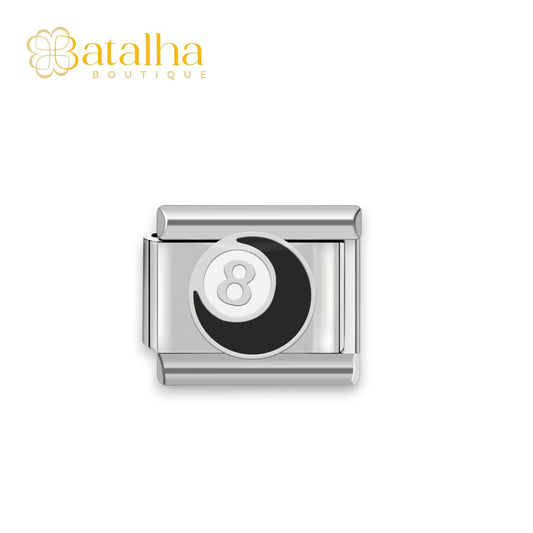 Pool Ball Silver charm