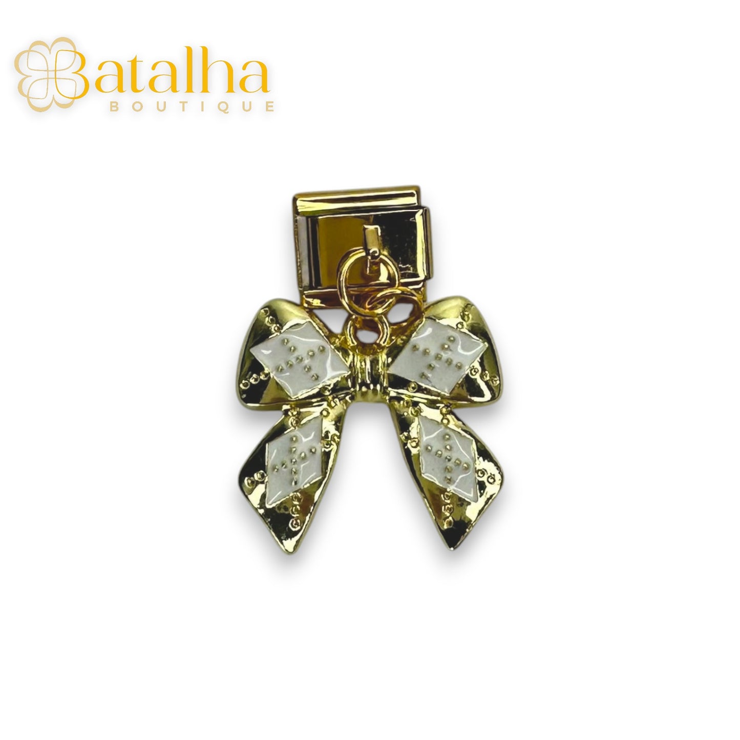 Golden Bow Charm
