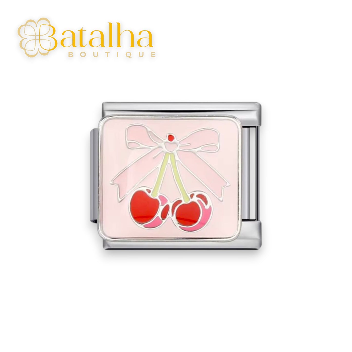 Cherry Bow Charm