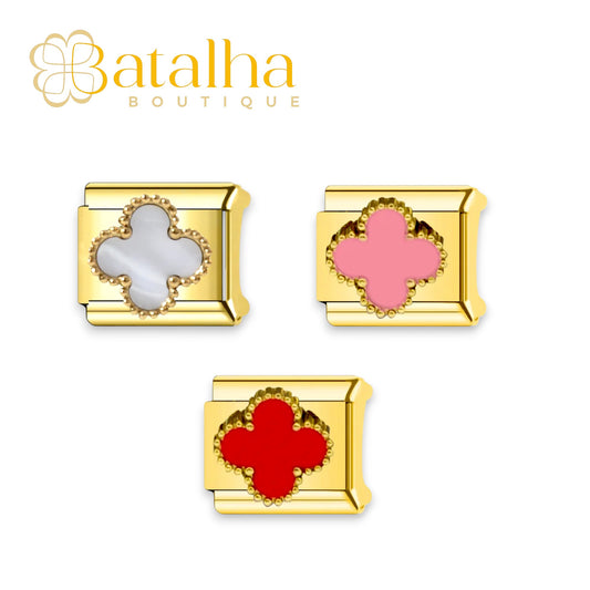 Gold Clover Charm