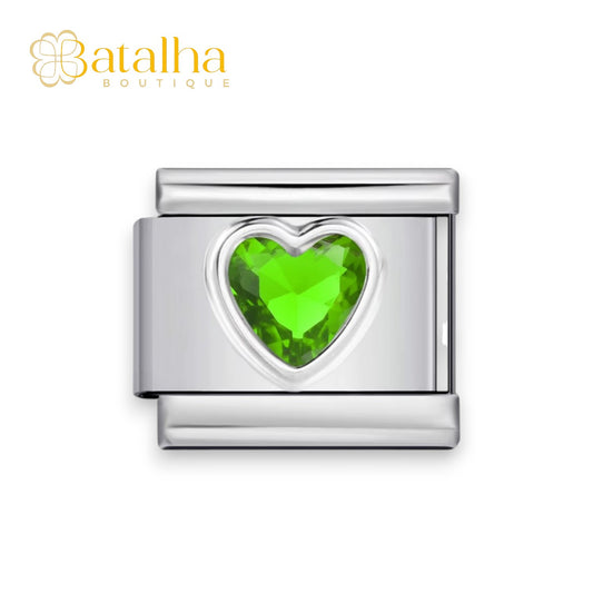 Green Heart Charm
