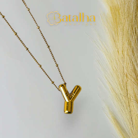 Letter Pendant Necklace
