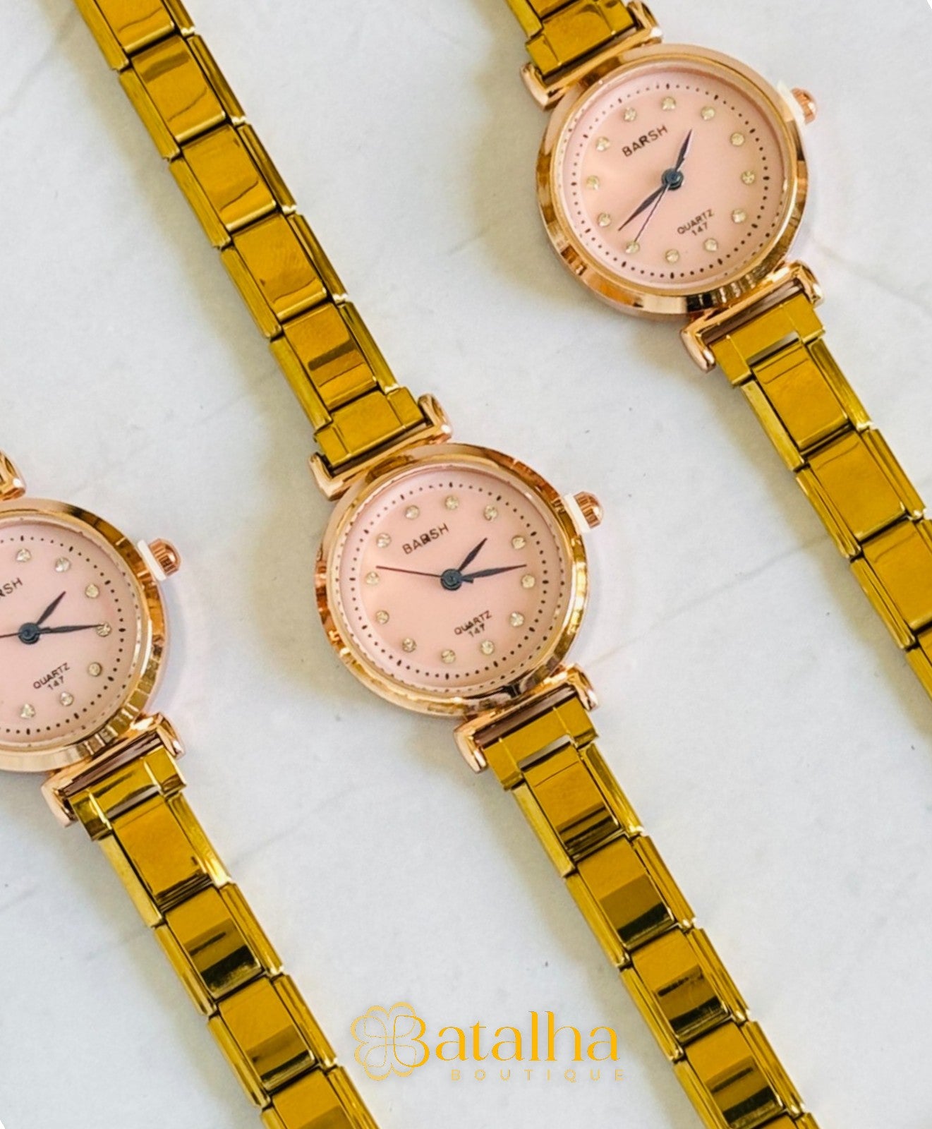 Golden Pink Shine Italian Watch