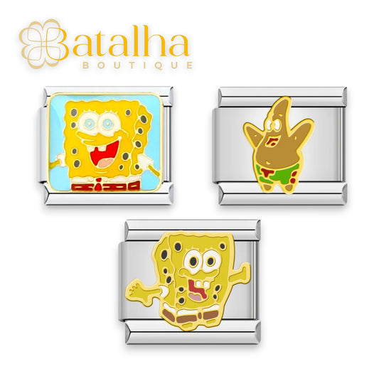 Sponge Bob charms