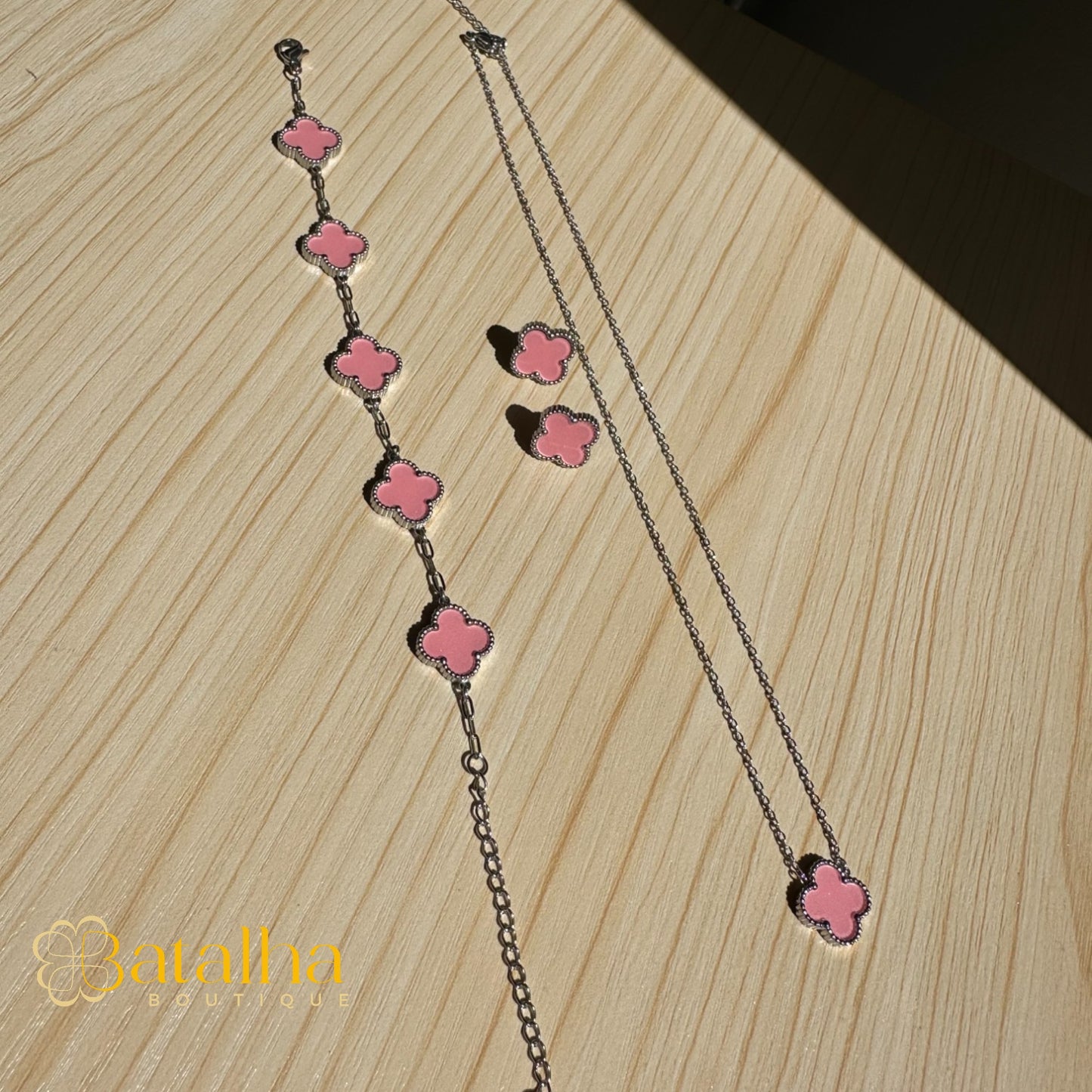 Clover Set -Silver