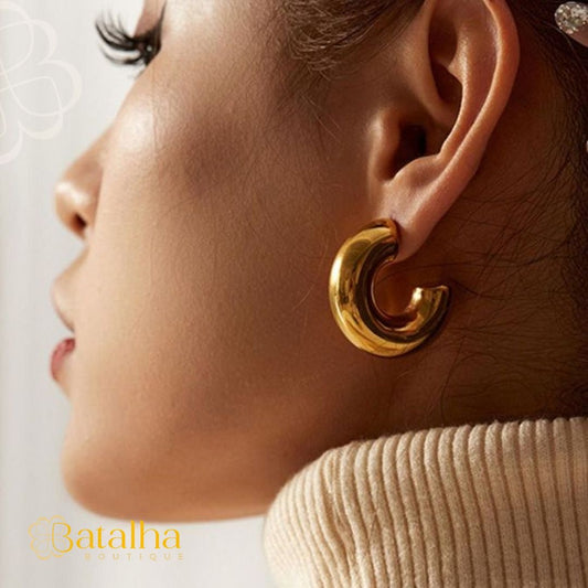 Gold Classic Hoops