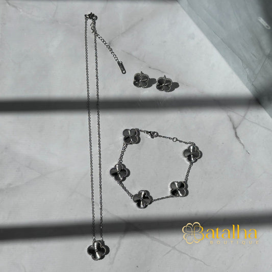 Silver Night Clover Set