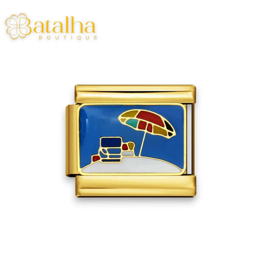 Beach Gold Charm