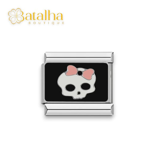 Coquette Skull Charm