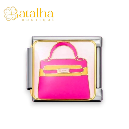 Pink Bag Charm
