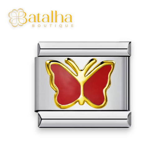 Scarlet Butterfley Charm